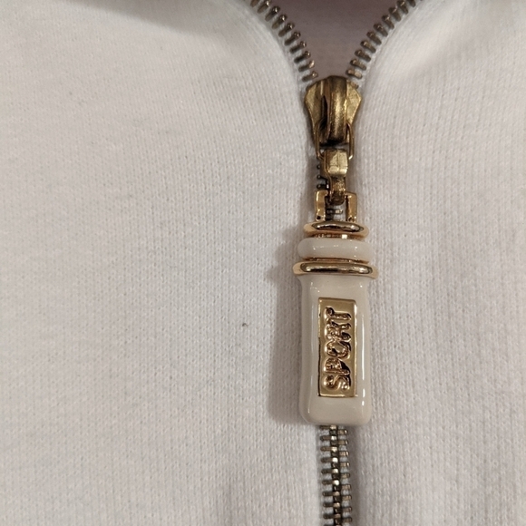 Vintage St. John Sport Pullover Drawstring Sweatshirt - Picture 4 of 8